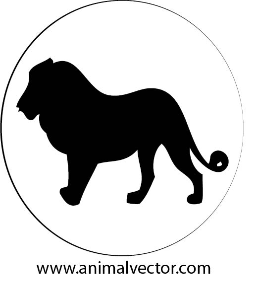 Lion Silhouette Vector