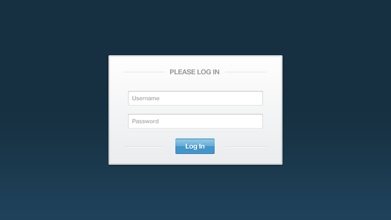 Login Window