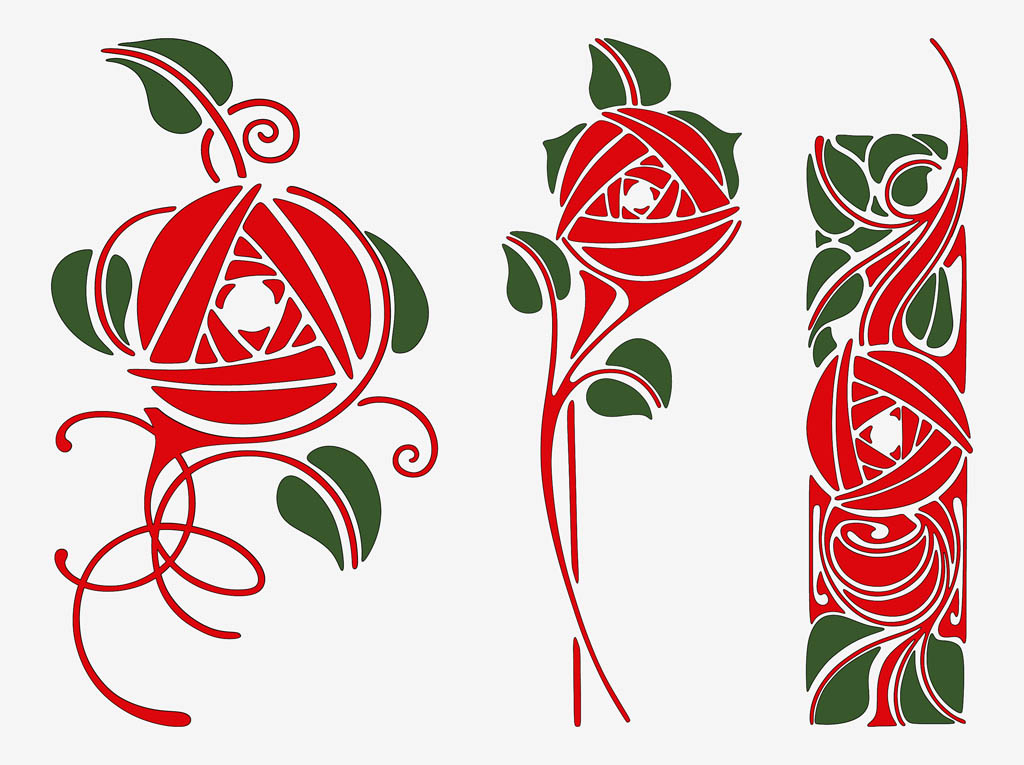 Long Stem Rose Clip Art Free