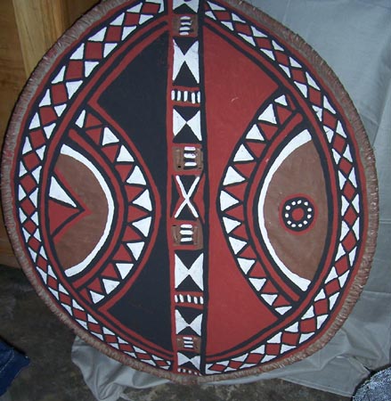 Maasai War Shield