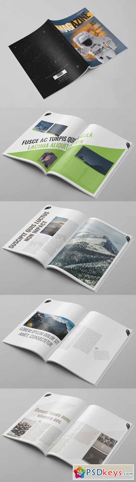 Magazine Page Template Photoshop