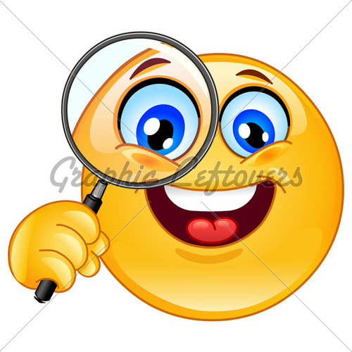 Magnifying Glass Emoticon