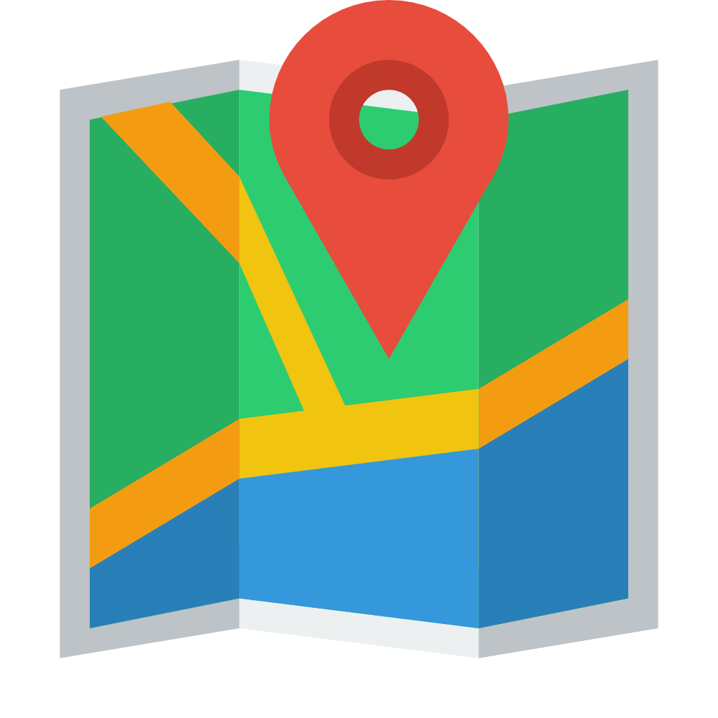 15 Flat Map Icon Images - Map Location Icons Flat PNG, Google Map