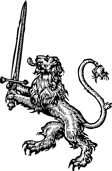 Medieval Lion Clip Art Free