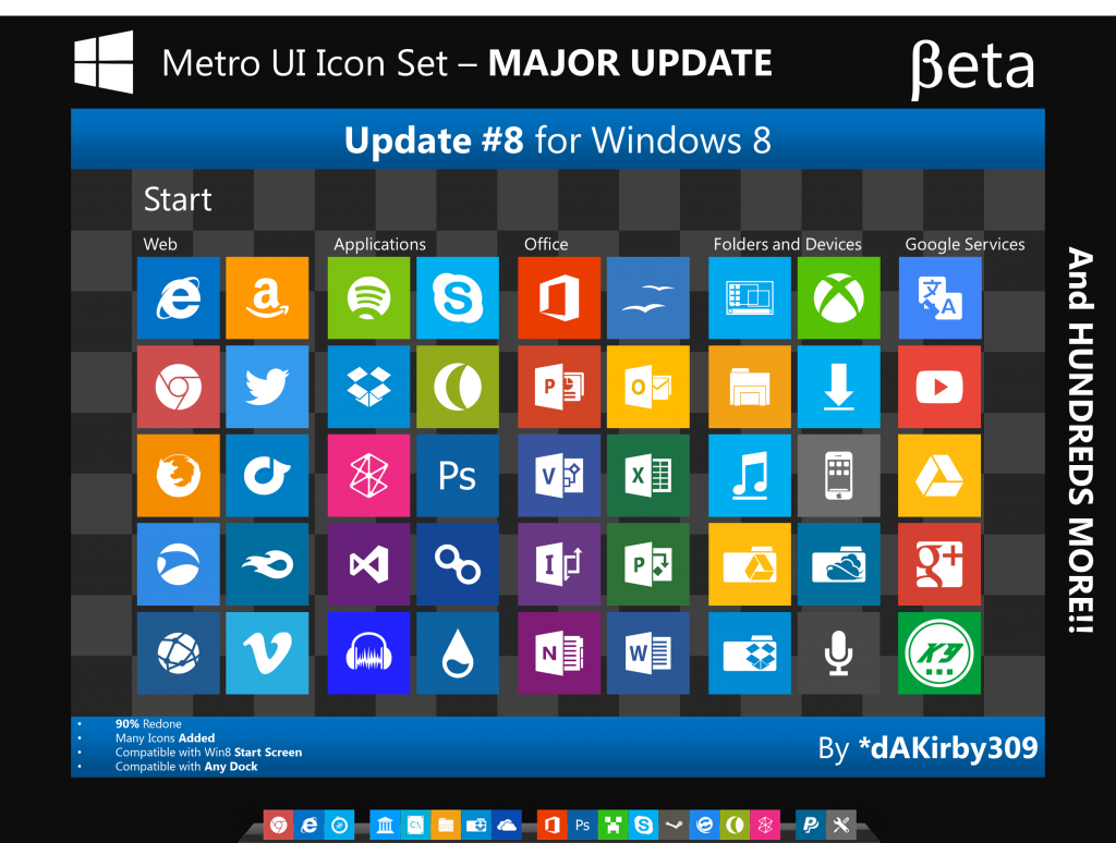 Metro UI Icon Set