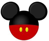 Mickey Mouse Head Silhouette Clip Art