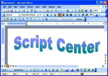 Microsoft Word Art