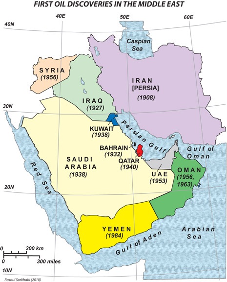 Middle East Oil Wells