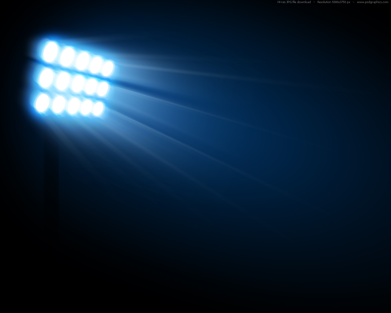 Night Lights Football Stadium