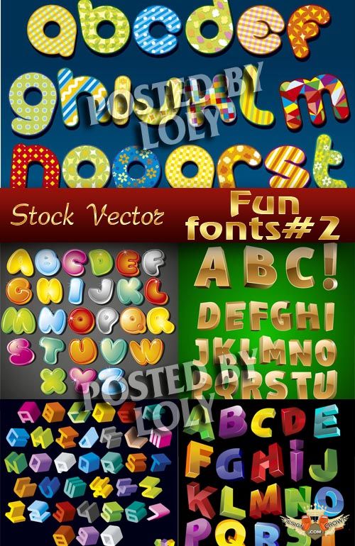 Number Fonts Clip Art