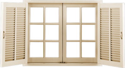 Open Window with Shutter