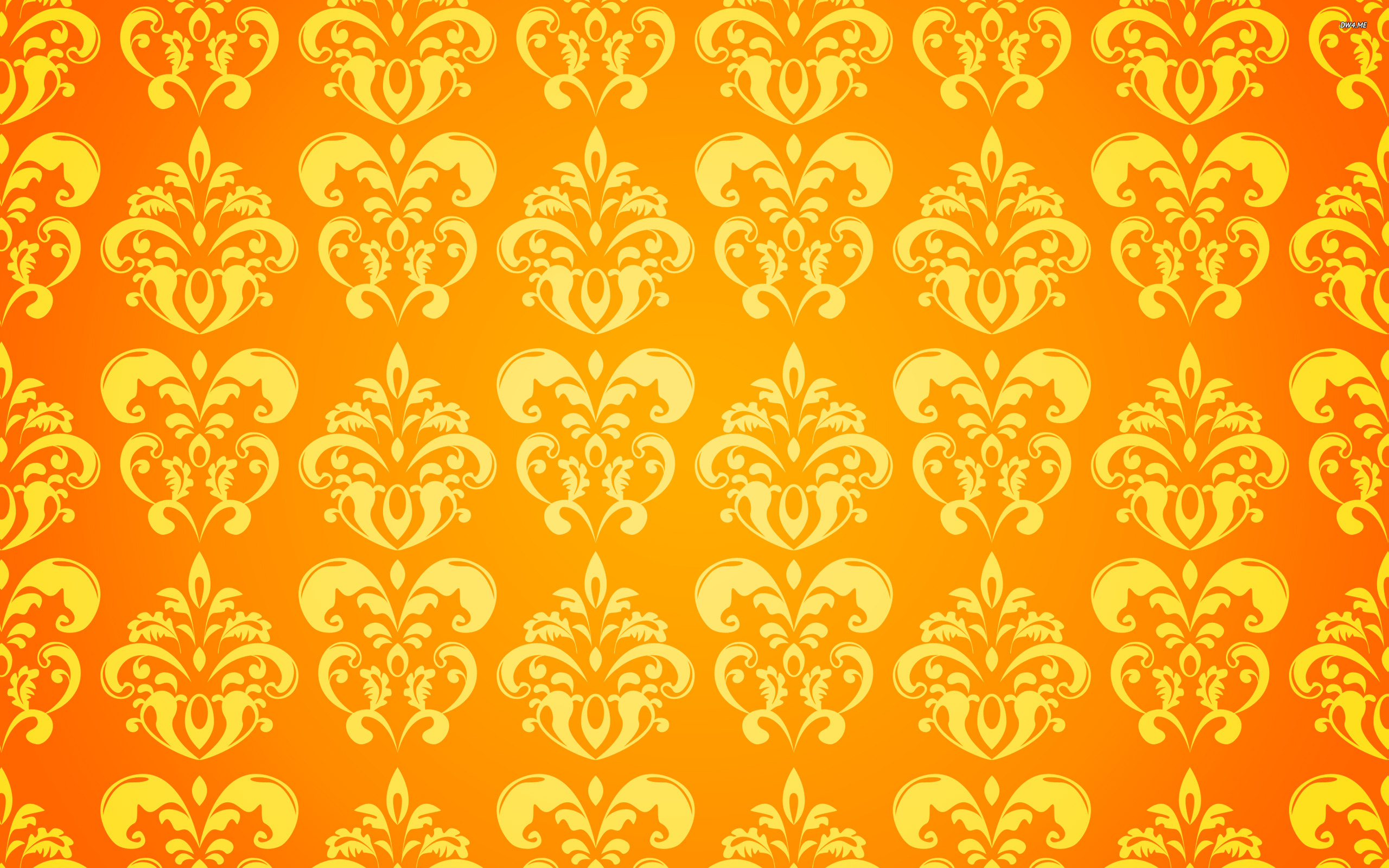 Orange Vintage Pattern