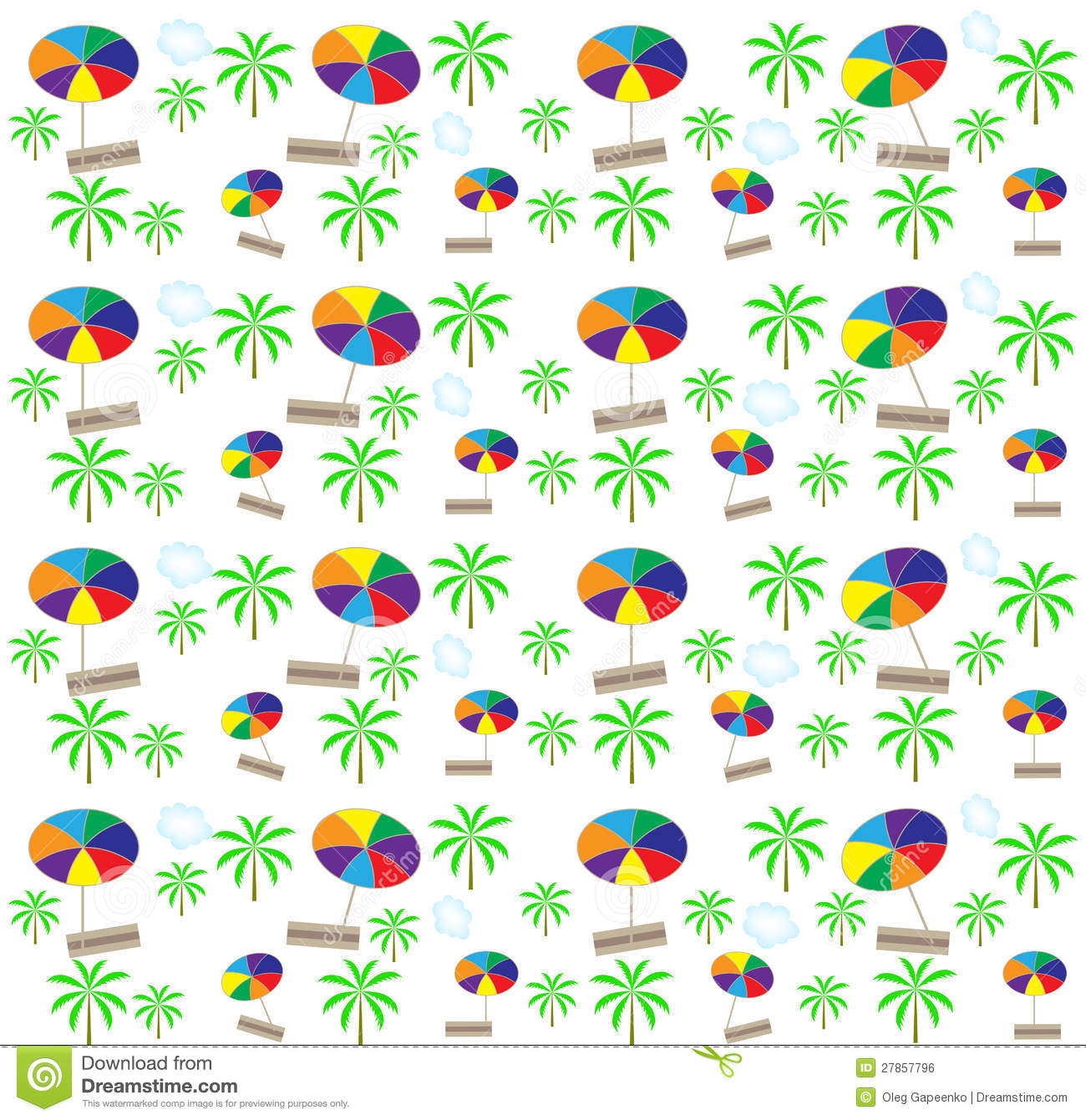 Palm Tree Leaf Pattern