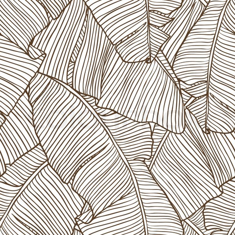 Palm Tree Leaves Pattern