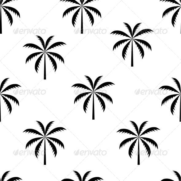 Palm Trees Seamless Pattern