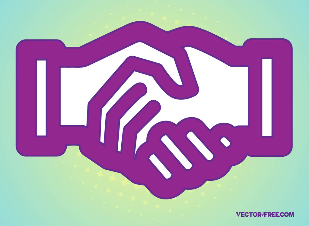 People Shaking Hands Vector