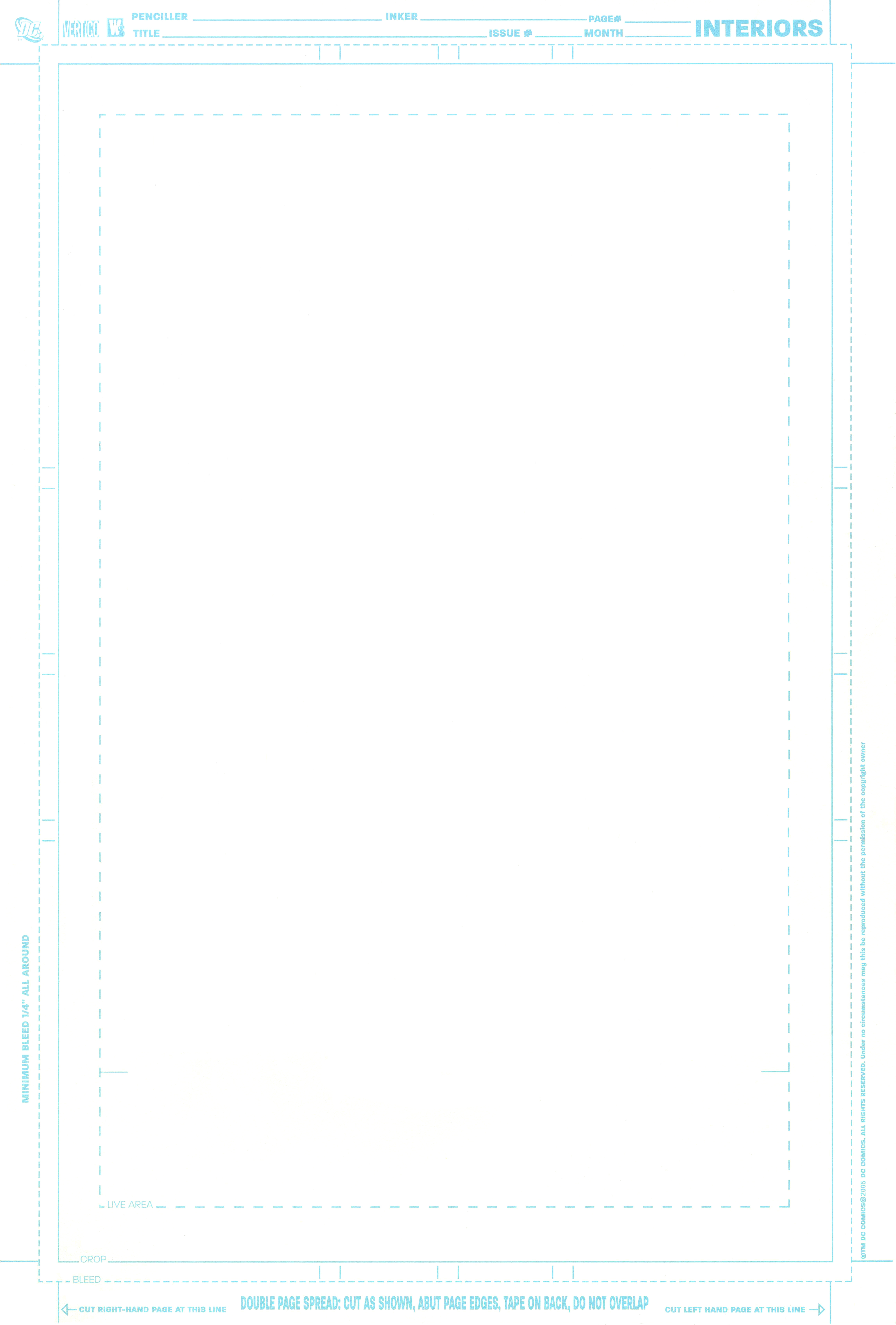 Photoshop Comic Book Page Template Photoshop Comic Book Page Template