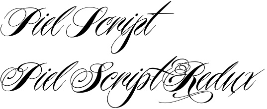 7 Piel Script Font Images