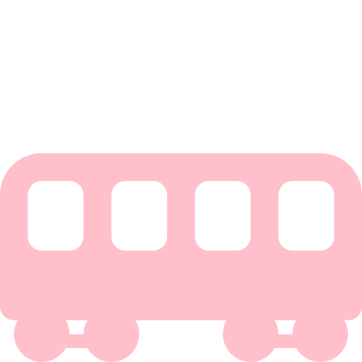 Pink Railroad Cars