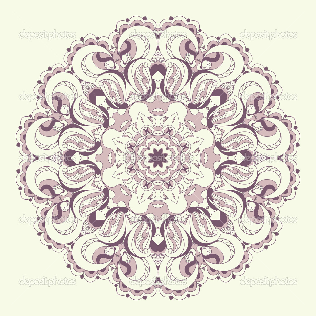 Purple Lace Pattern Vector
