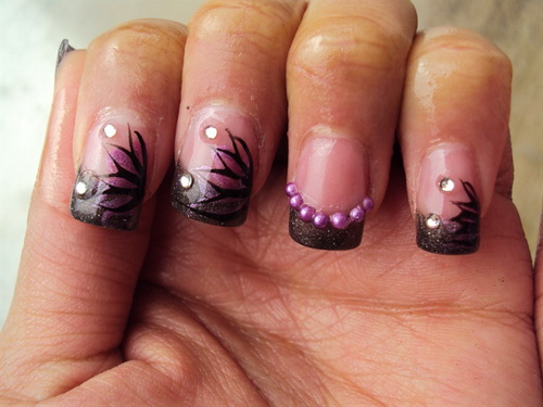 Purple Prom Nail Designs Ideas