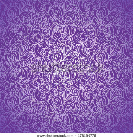 Purple Vintage Floral Wallpaper Patterns