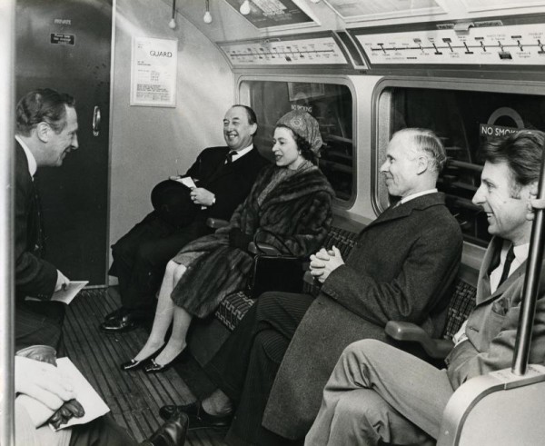 Queen Victoria On a Train