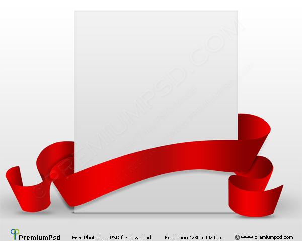 Red Ribbon Vector Free Download