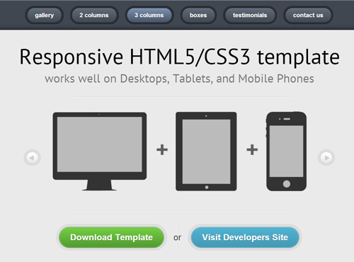 Responsive Web Design Templates Free