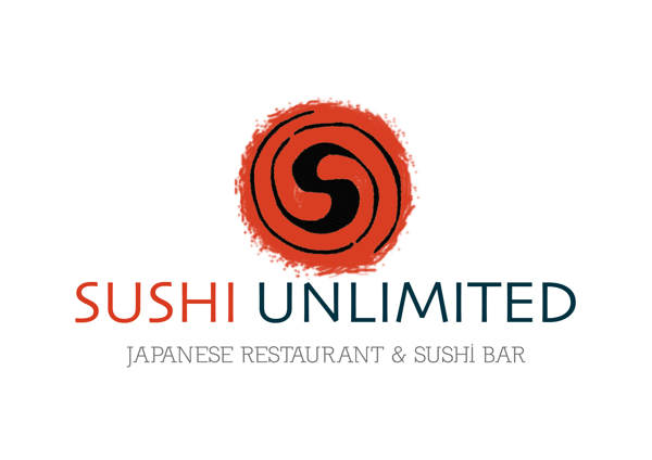Restaurant Logo with Swirls
