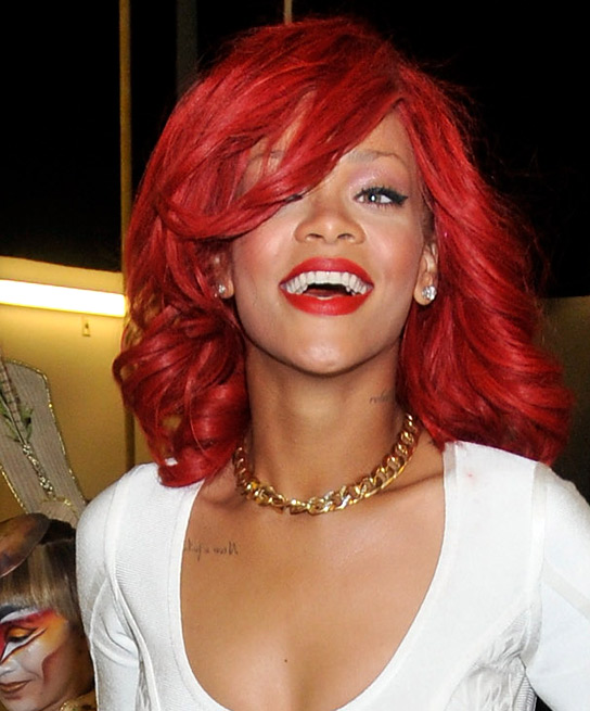 Rihanna with Red Hair