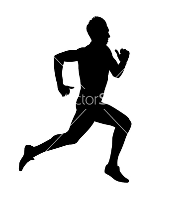 Runner Silhouette Vector Art