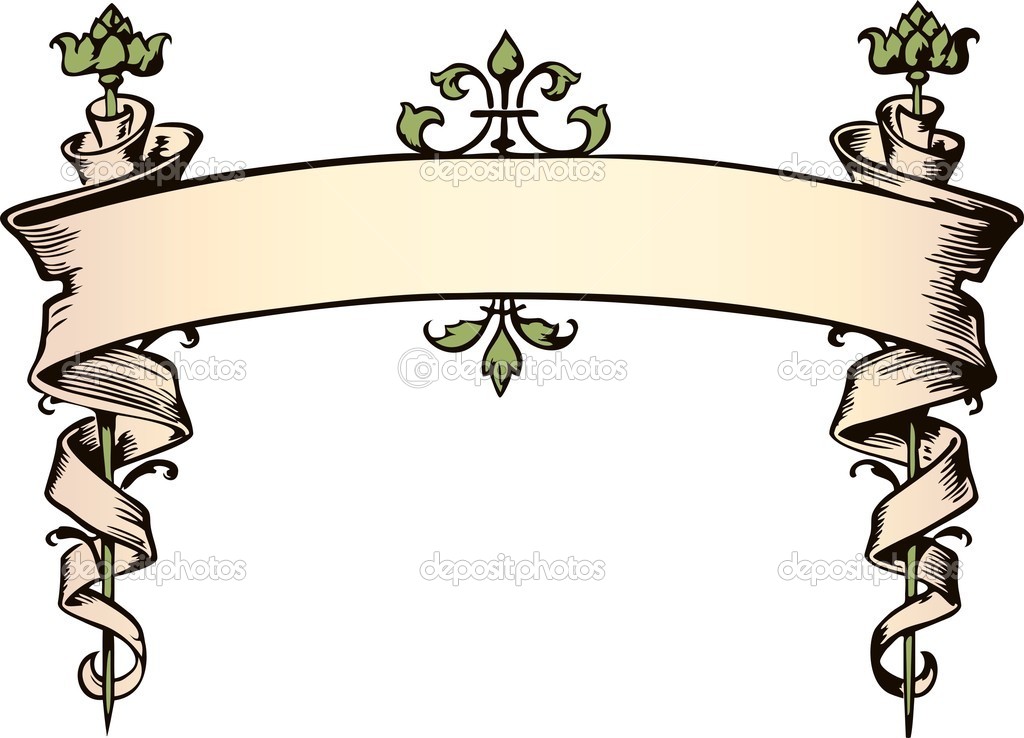 Scroll Banner Clip Art