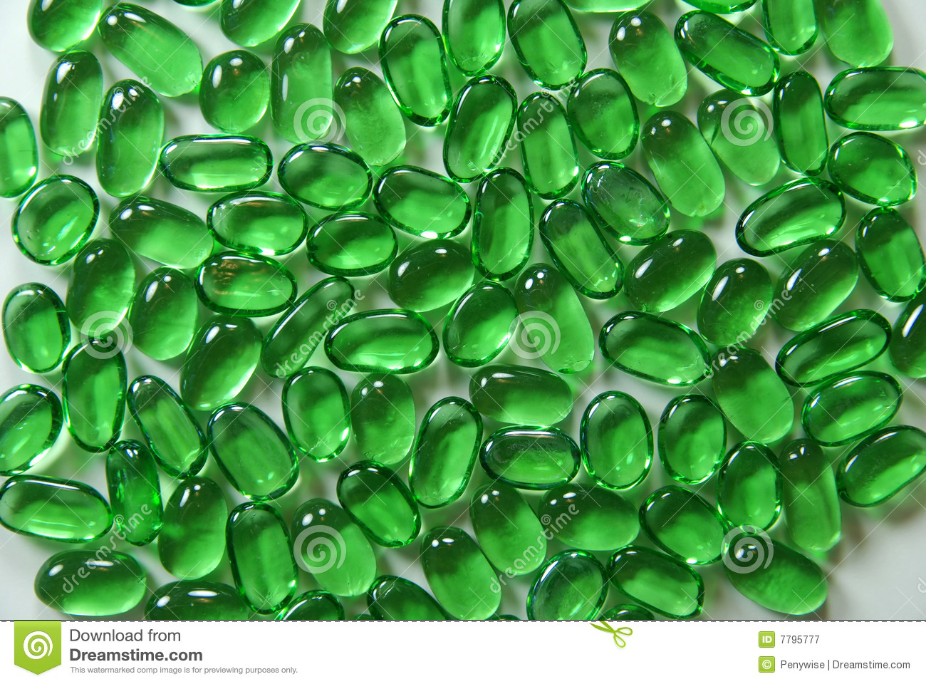 Smooth Glass Pebbles