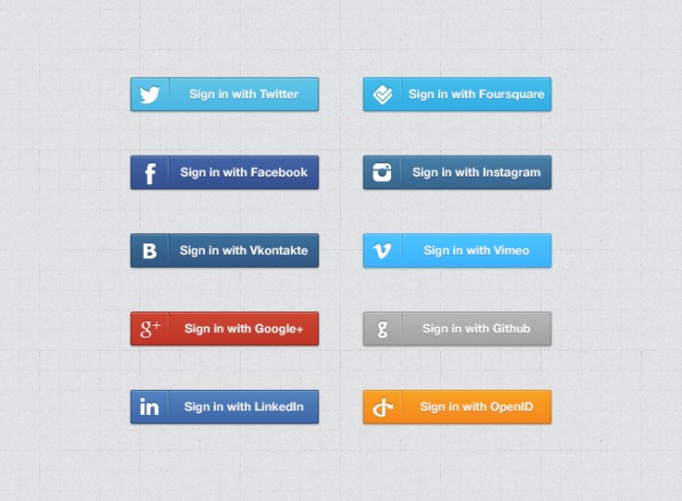 Social Media Button Facebook Social Media Button Facebook