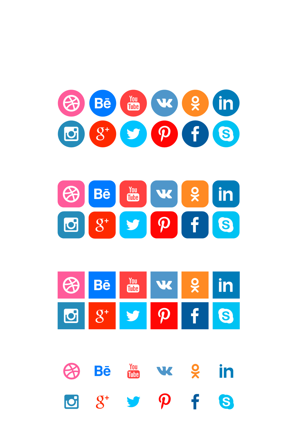 Social Network Icons Free