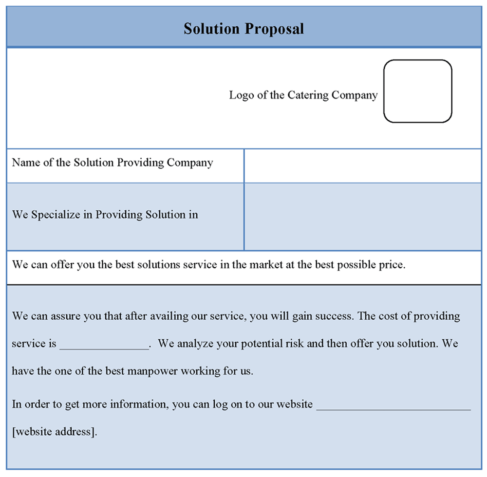 Solution Proposal Template