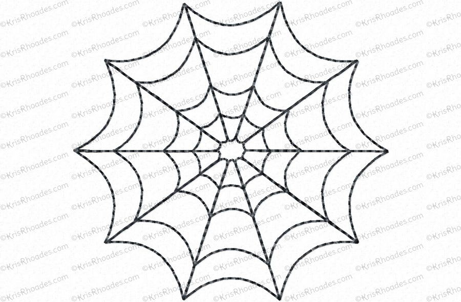 Spider Web Embroidery Designs