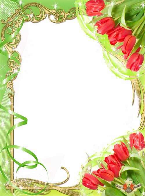 Spring Tulips Frames Spring Tulips Frames