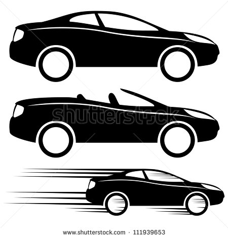 Stock Car Vector Icon