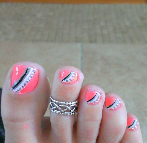 Summer Toe Nails Design 2014