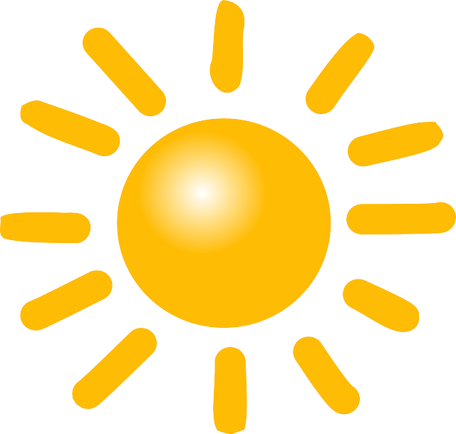 Sun Symbol Weather Clip Art