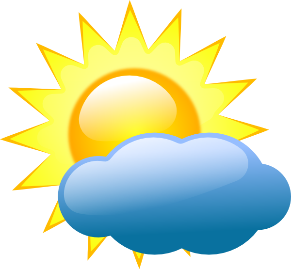 Sunny Weather Symbols Clip Art
