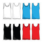 Tank Top Template Vector