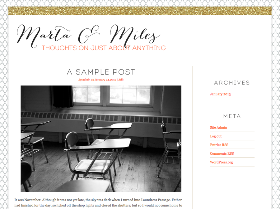 Templates for WordPress Blog Design