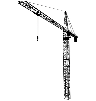 Tower Crane Vector