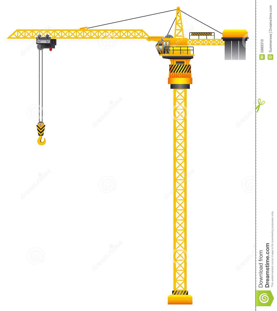 Tower Crane Vector