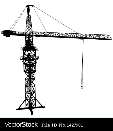 Tower Crane Vector