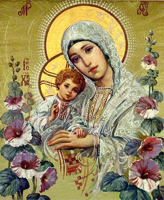 Ukrainian Icon Madonna and Child