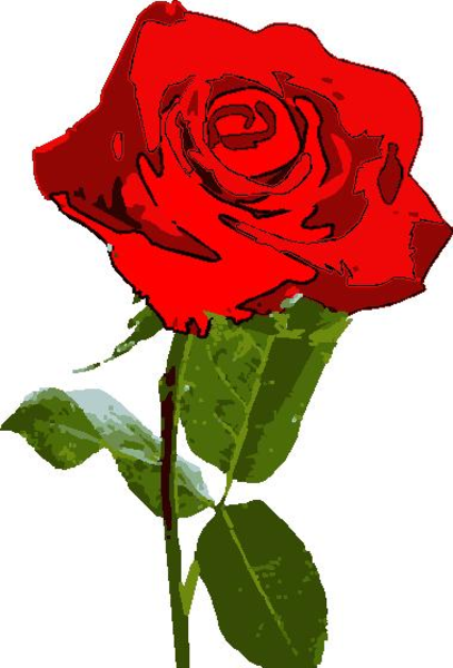 Vector Rose Clip Art Vector Rose Clip Art